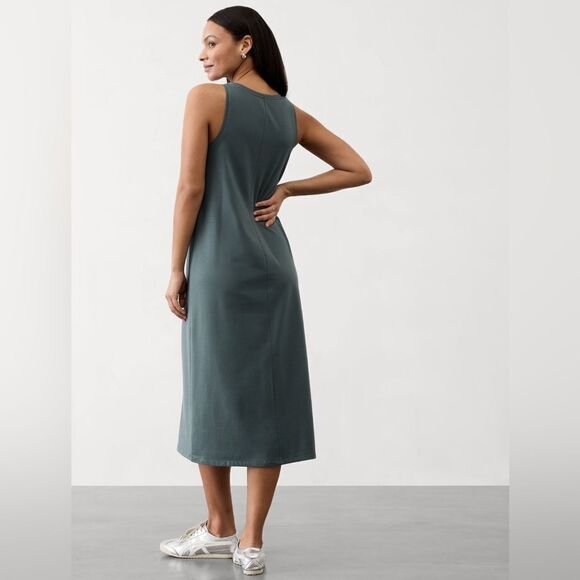 NWT Athleta Midi Scoop Dress - Picture 2 of 3